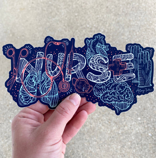 "NURSE" Vinyl Sticker