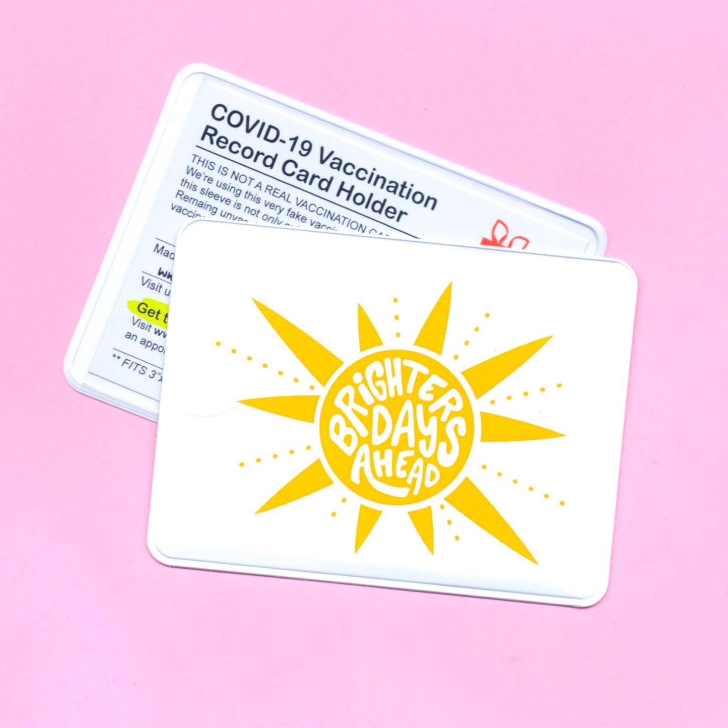 Brighter Days Ahead Vaccination Card Case/Holder
