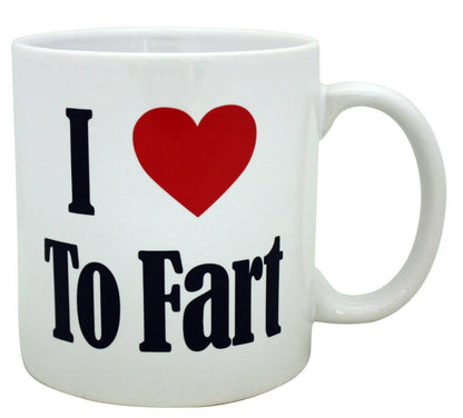 Giant Mug I (Heart) To Fart