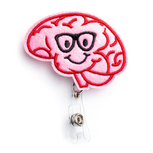 Brain | Nurse Badge Reel Holder