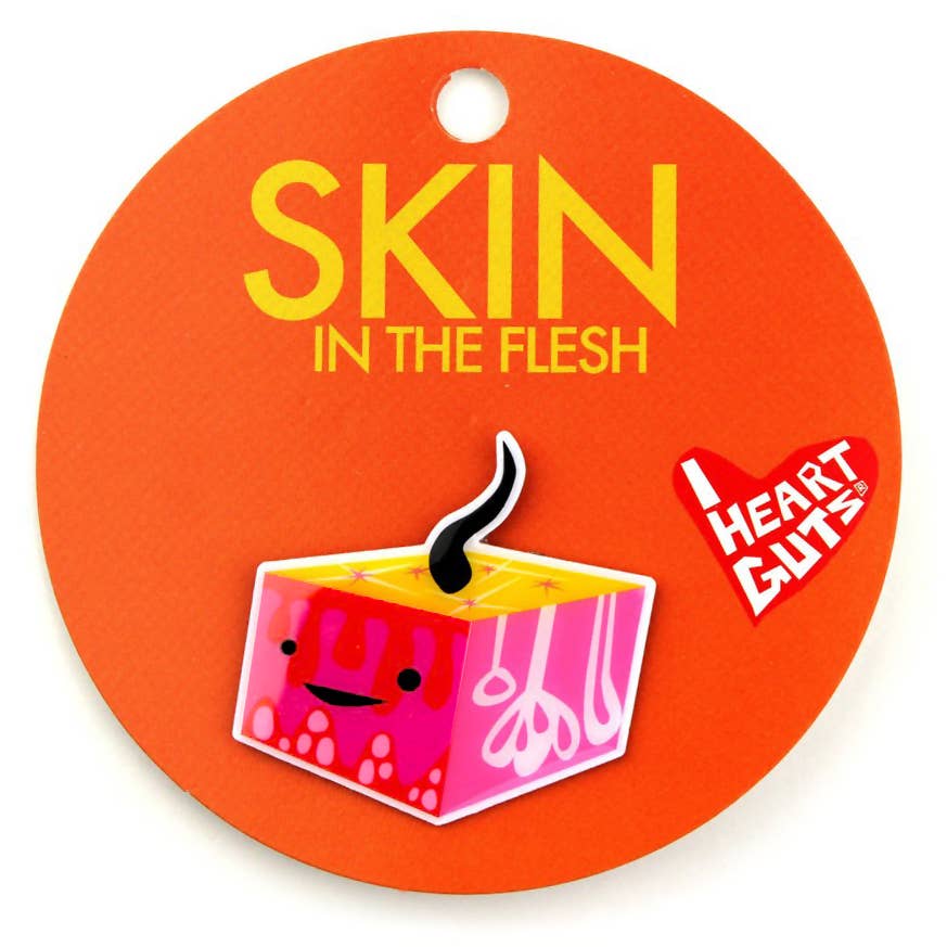 Skin Lapel Pin - in the Flesh!