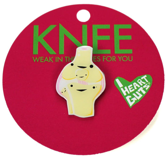 Knee Joint Lapel Pin - Weak in the Knees for You