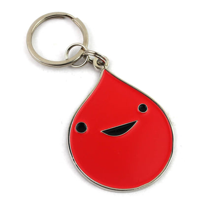 Blood Enamel Keychain - All You Bleed Is Blood