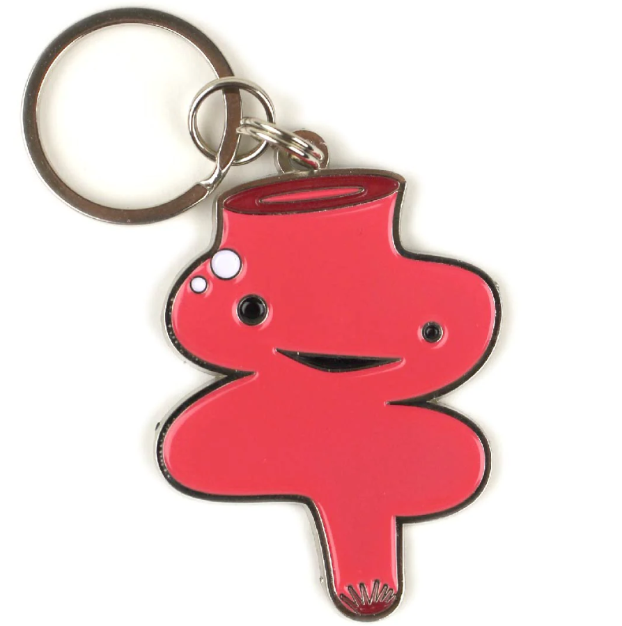 Rectum Keychain - Bringing up the Rear !