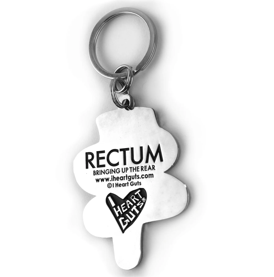 Rectum Keychain - Bringing up the Rear !