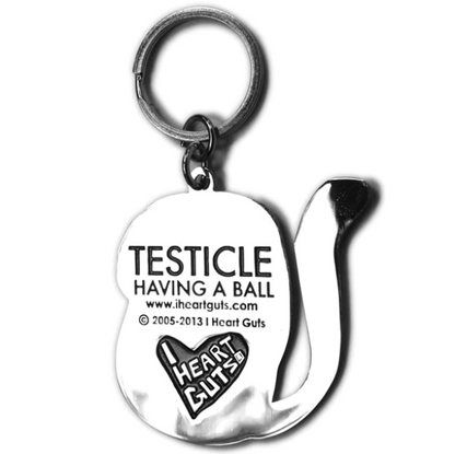 Testicle Keychain - Having a Ball