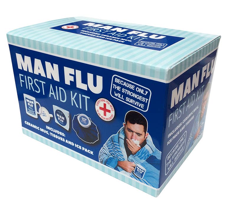 Man Flu First Aid Kit - Funny Novelty Gifts for Him - Novelty Gifts