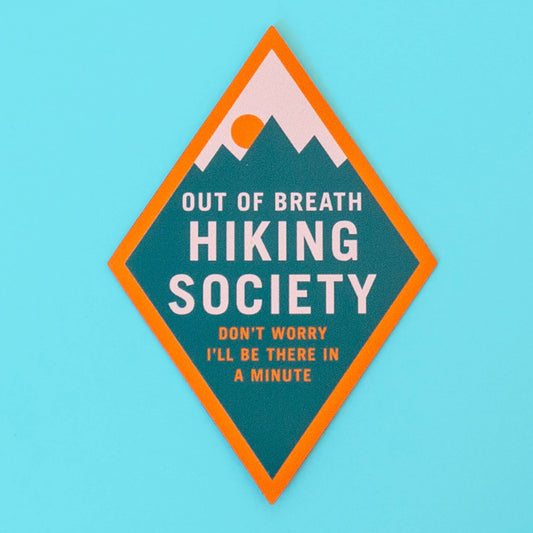 The Out of Breath Hiking Society Magnet