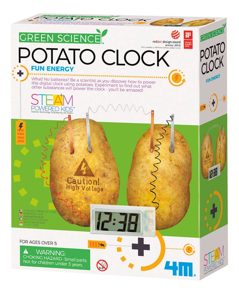 4M Potato Clock DIY STEM Science Project Kit