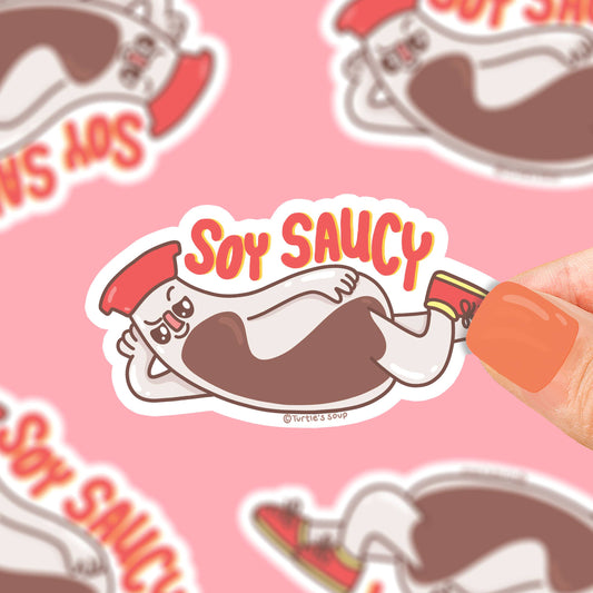 Soy Saucy Vinyl Sticker