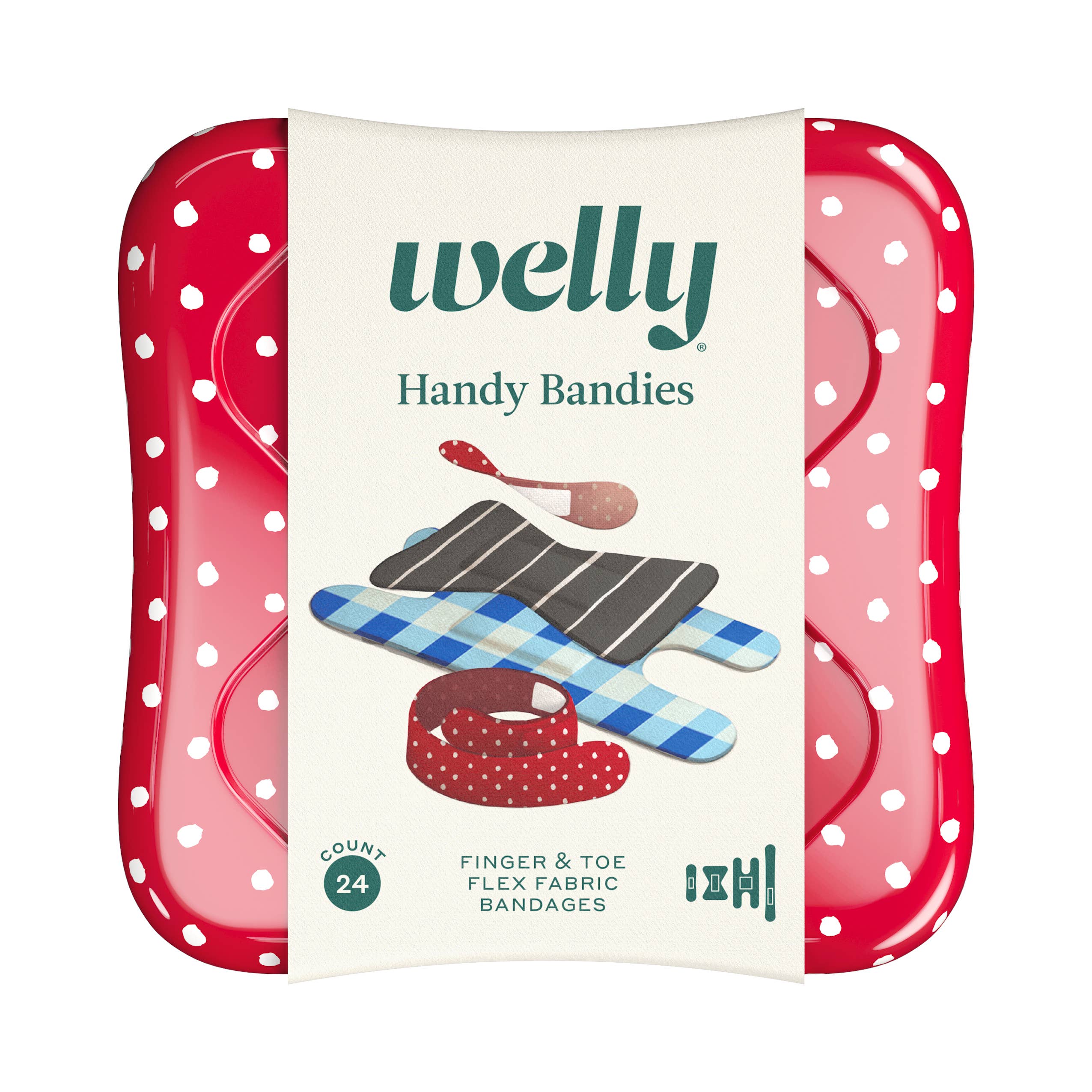 Handy Bandies - Assorted Finger and Toe Flex Fabric Bandages