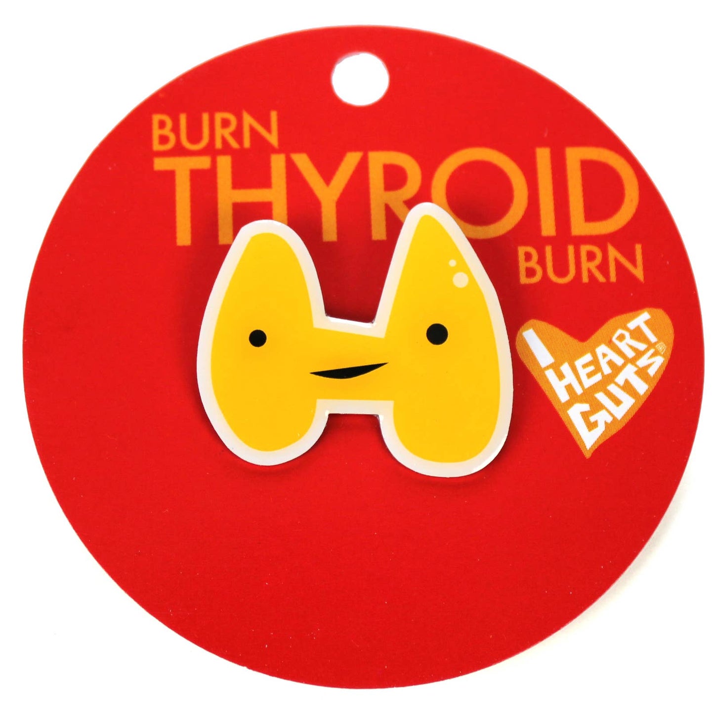 Thyroid Gland Lapel Pin - Feelin' Hormonal